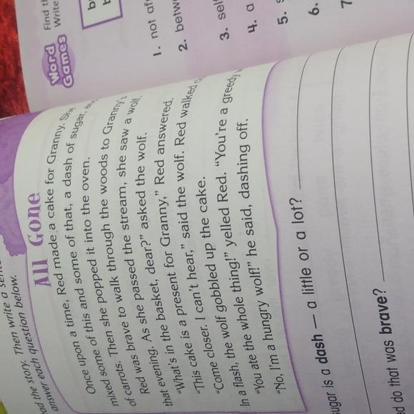 Vocabulary workshop level purple grades 1-2 - Picture 7 of 16